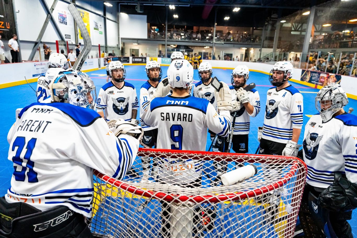 Partie de Dek hockey des Harfangs de Québec